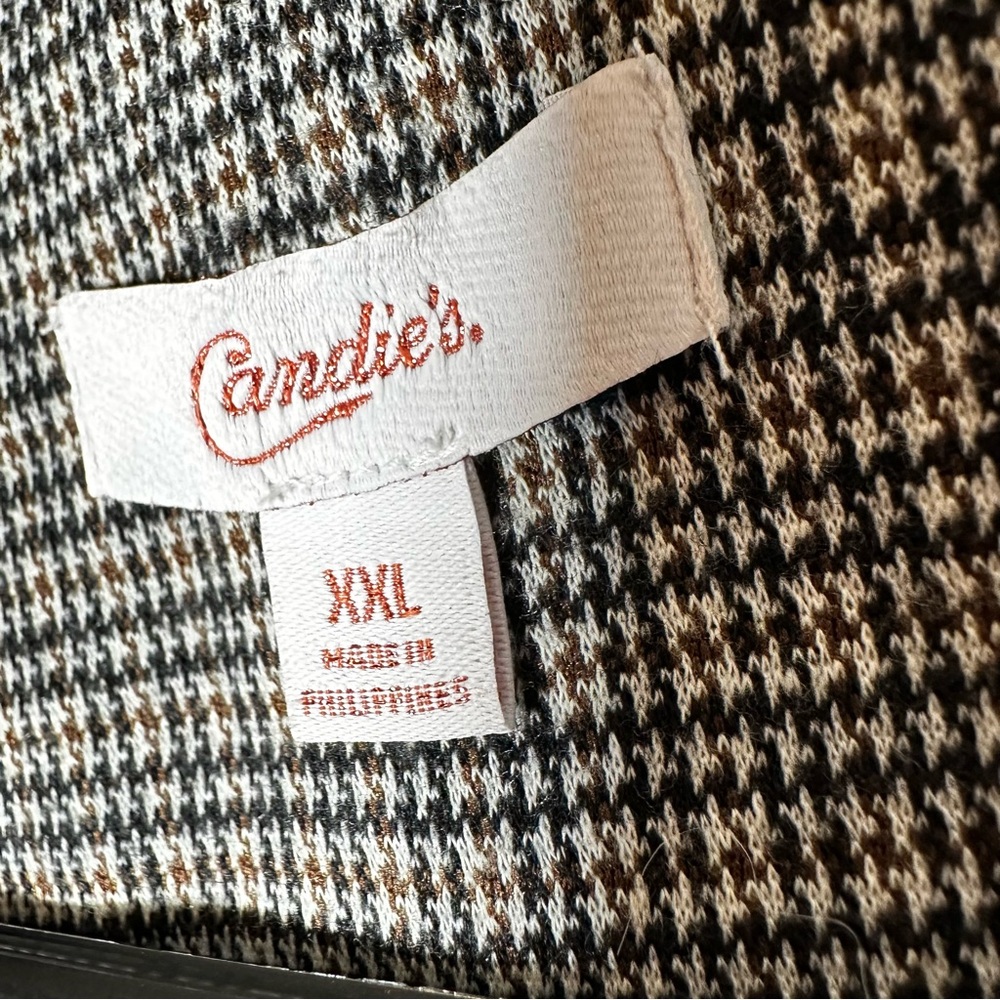 Candie's Black and Gray Women's Blazer - Picture 2 of 14
